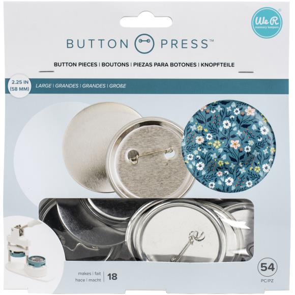 We R Memory Keepers Button Press Refill Pack 18/Pkg-58mm