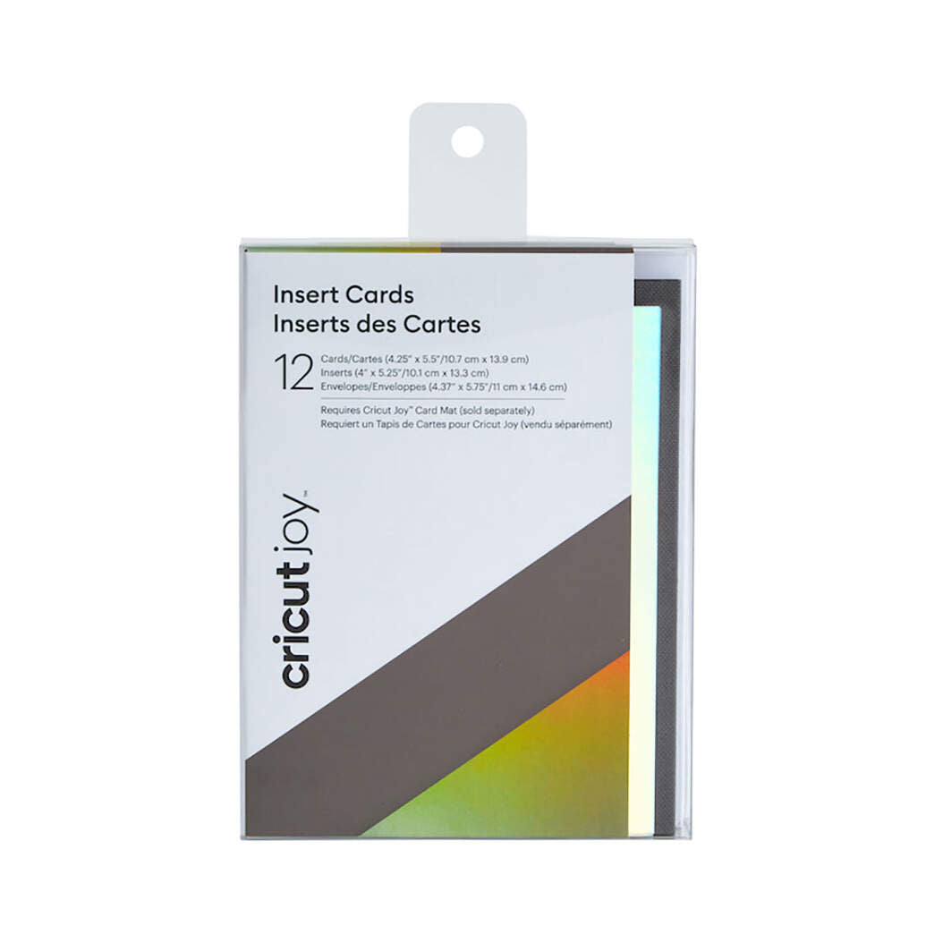 Cricut Joy™ Insert Cards, Gray/Silver Holographic 4.25" x 5.5"