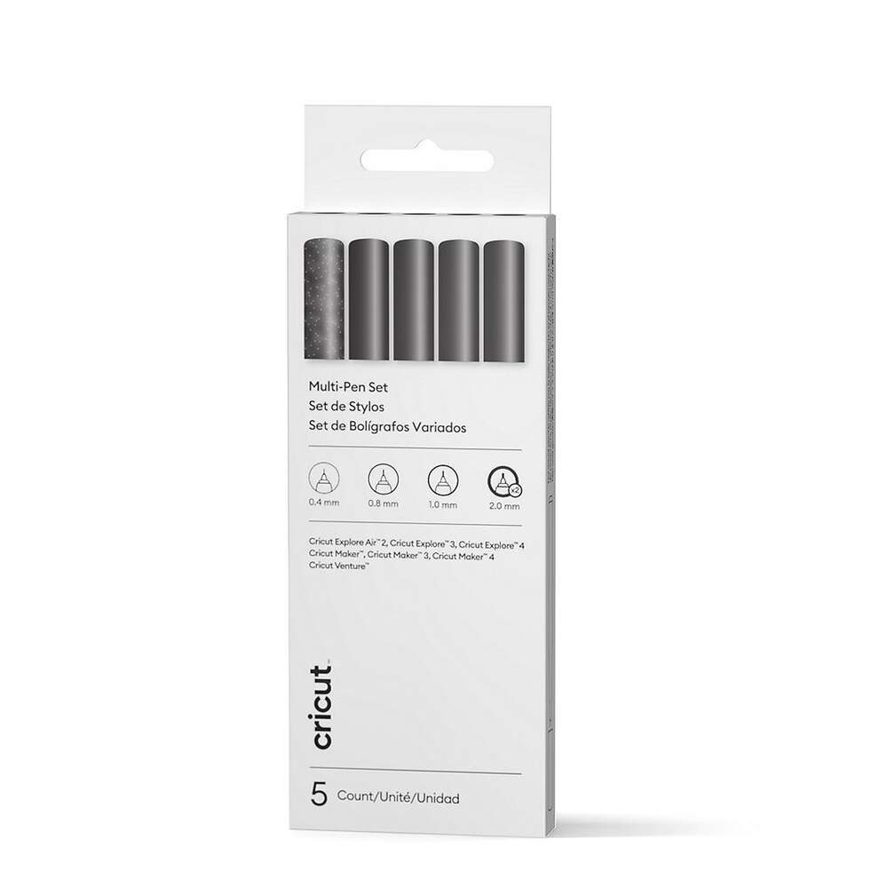 Cricut Multi Pen Set, Black (5 ct.)