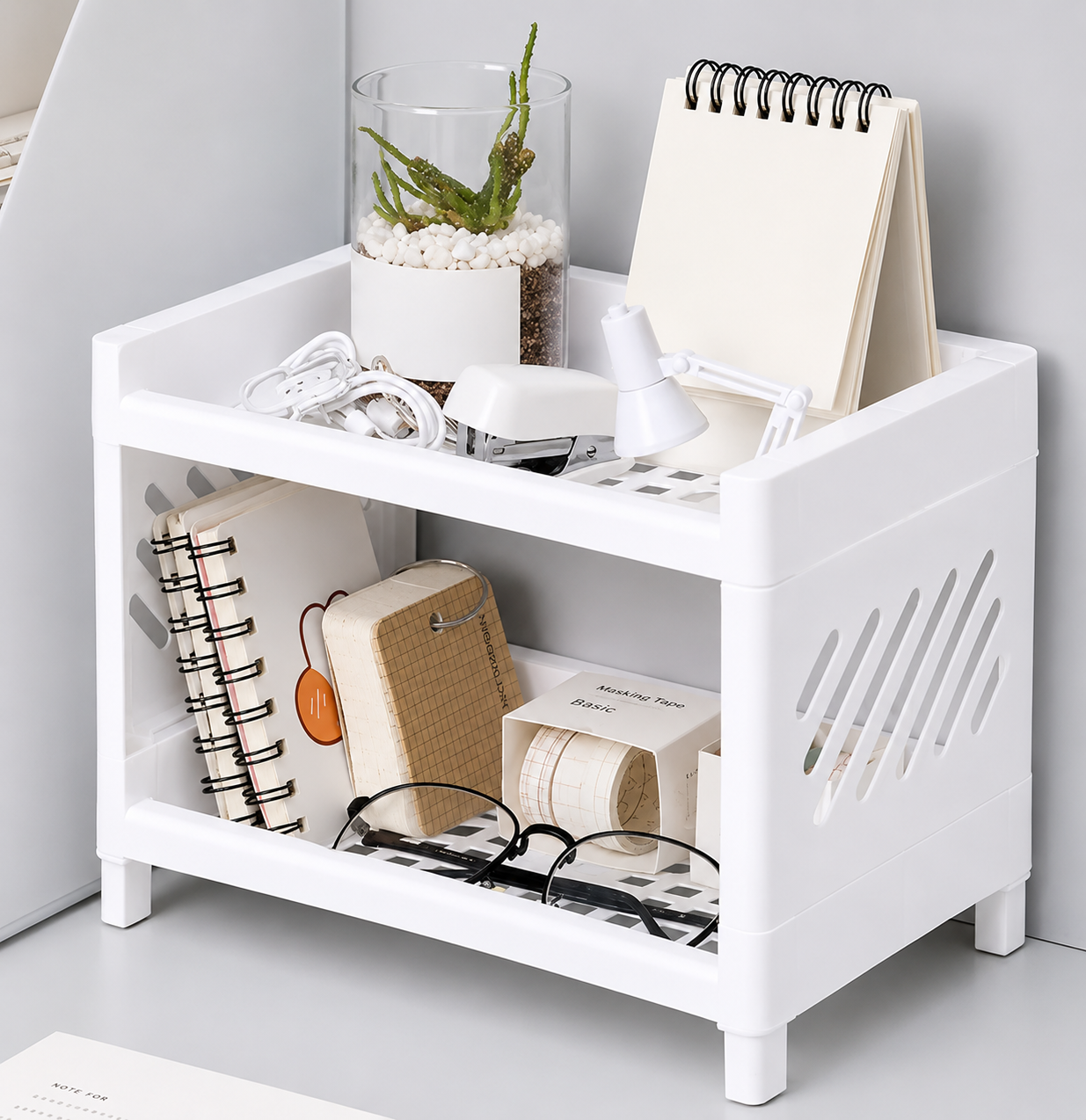 Double-Layer Desktop Storage Rack