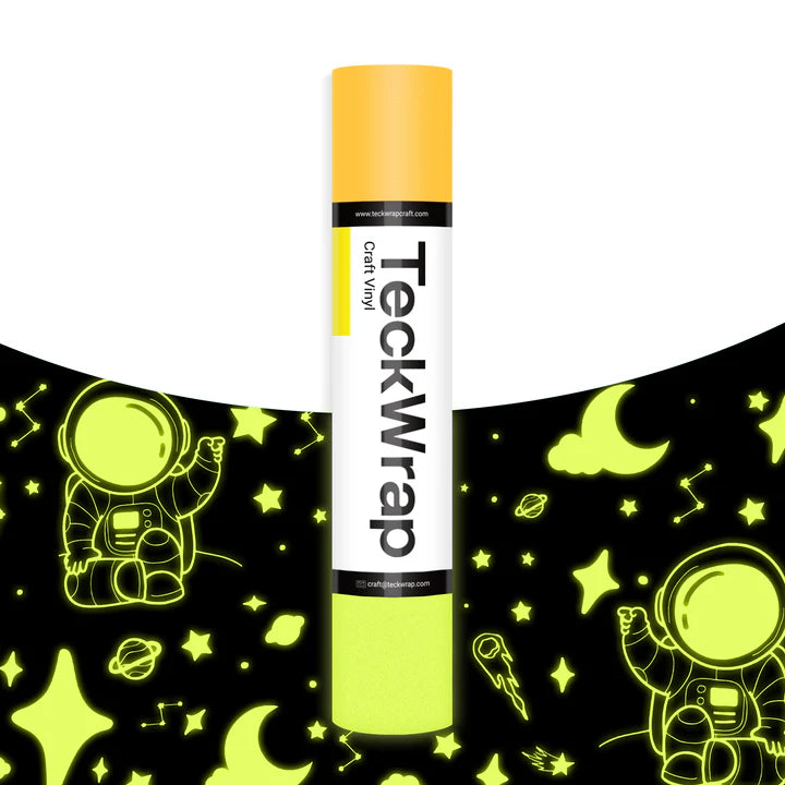 Glow In the Dark Adhesive Vinyl - Dark Yellow