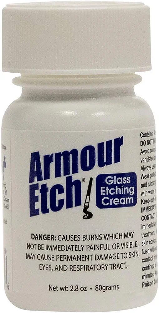 Armour Etch Glass Etching Cream 10oz