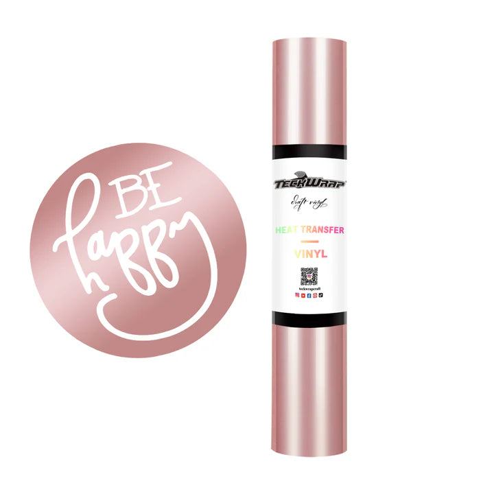 Teckwrap PU Heat Transfer Vinyl-Rose Gold
