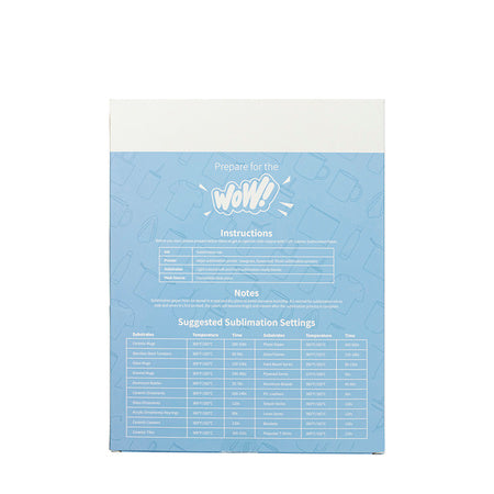 Craft Express sublimation paper 216 x 279 mm - 110 sheets