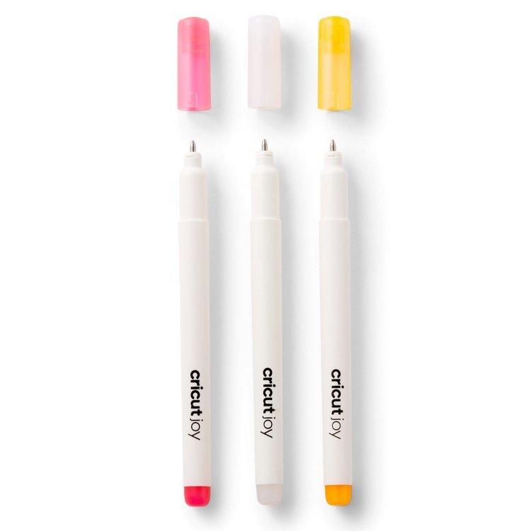 Cricut Joy™ Opaque Gel Pens 1.0 mm, Pink/White/Orange (3 ct)