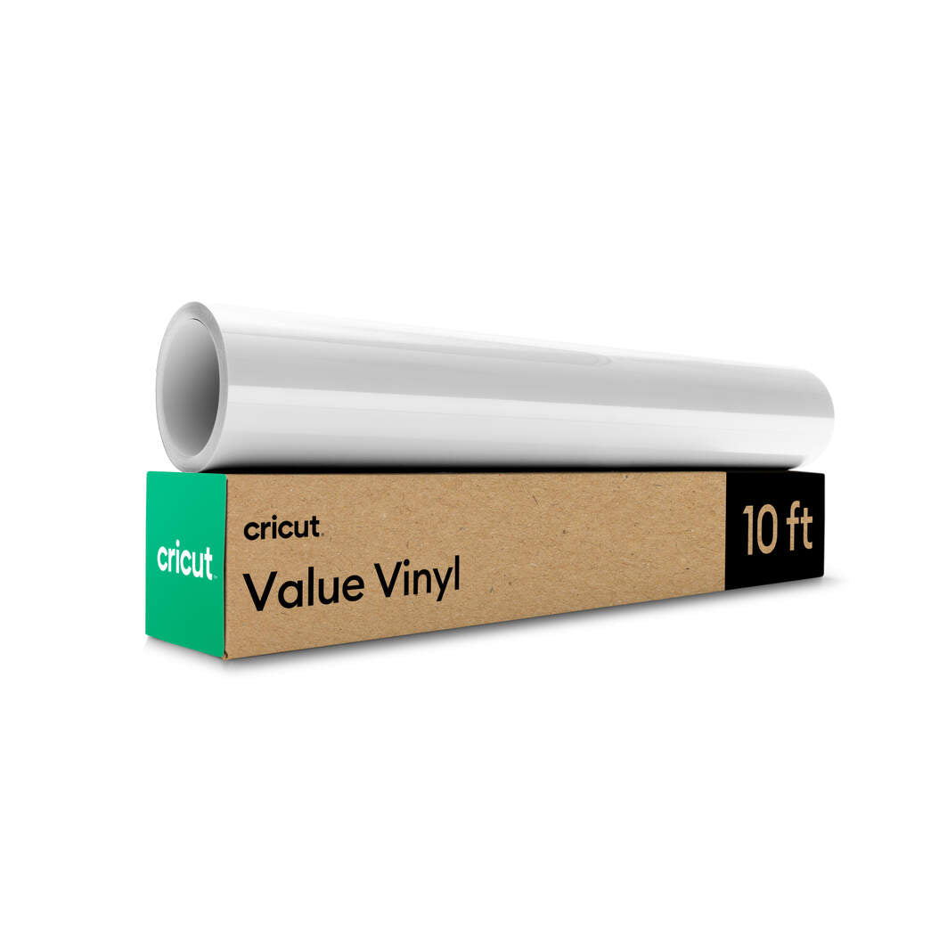 Cricut Value Vinyl (12 in x 10 ft)– White