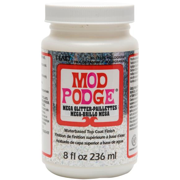 Plaid Mod Podge Mega Glitter Hologram,8oz