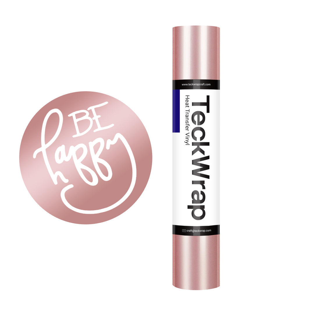 Teckwrap PU Heat Transfer Vinyl-Rose Gold