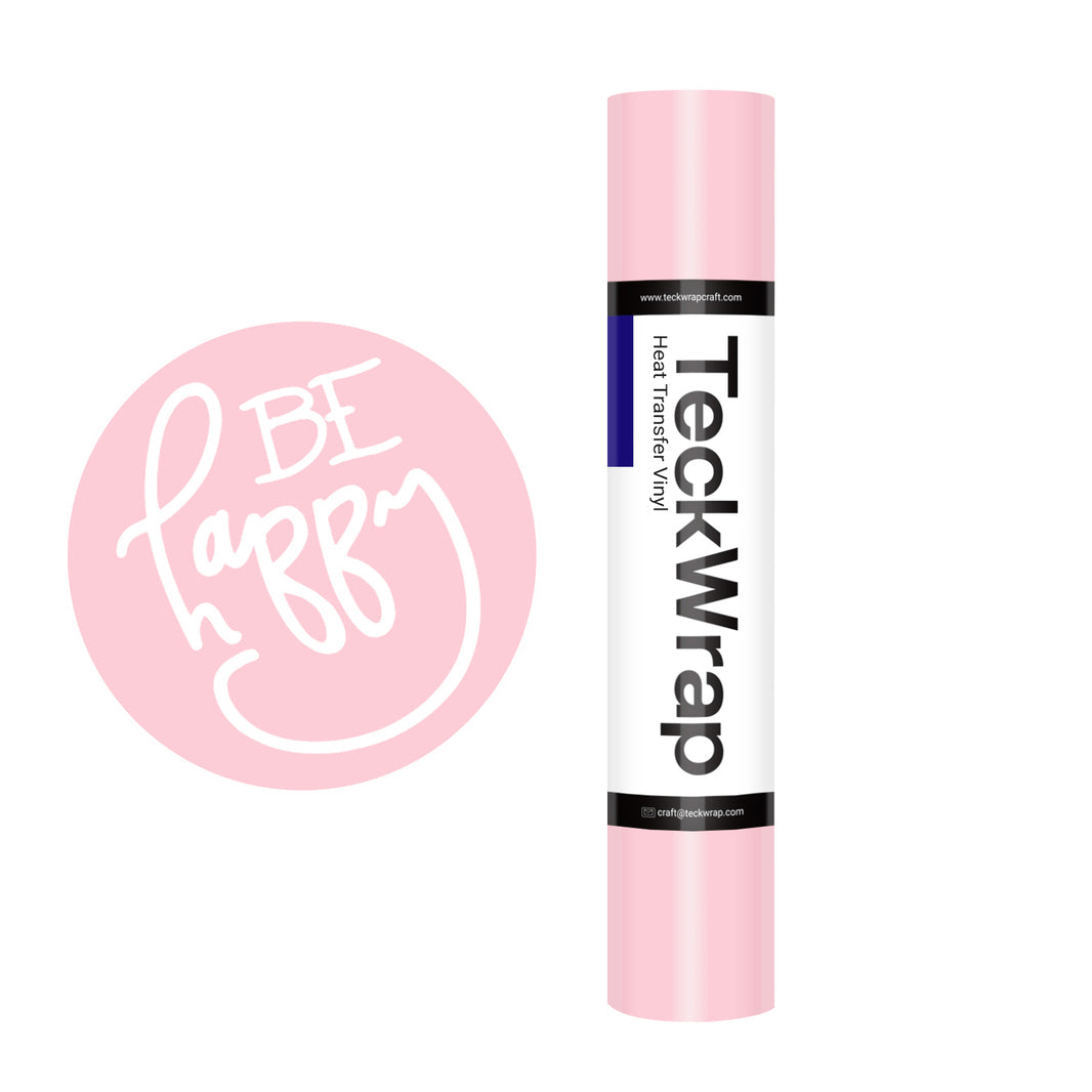 Teckwrap PU Heat Transfer Vinyl-Light Pink