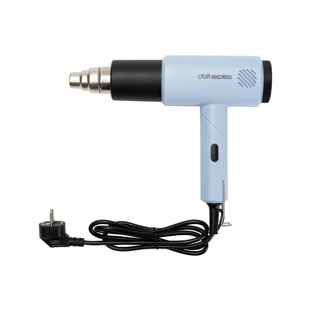 Craft Express Foldable Pacific Blue Heat Gun – Dual Temp Craft Tool