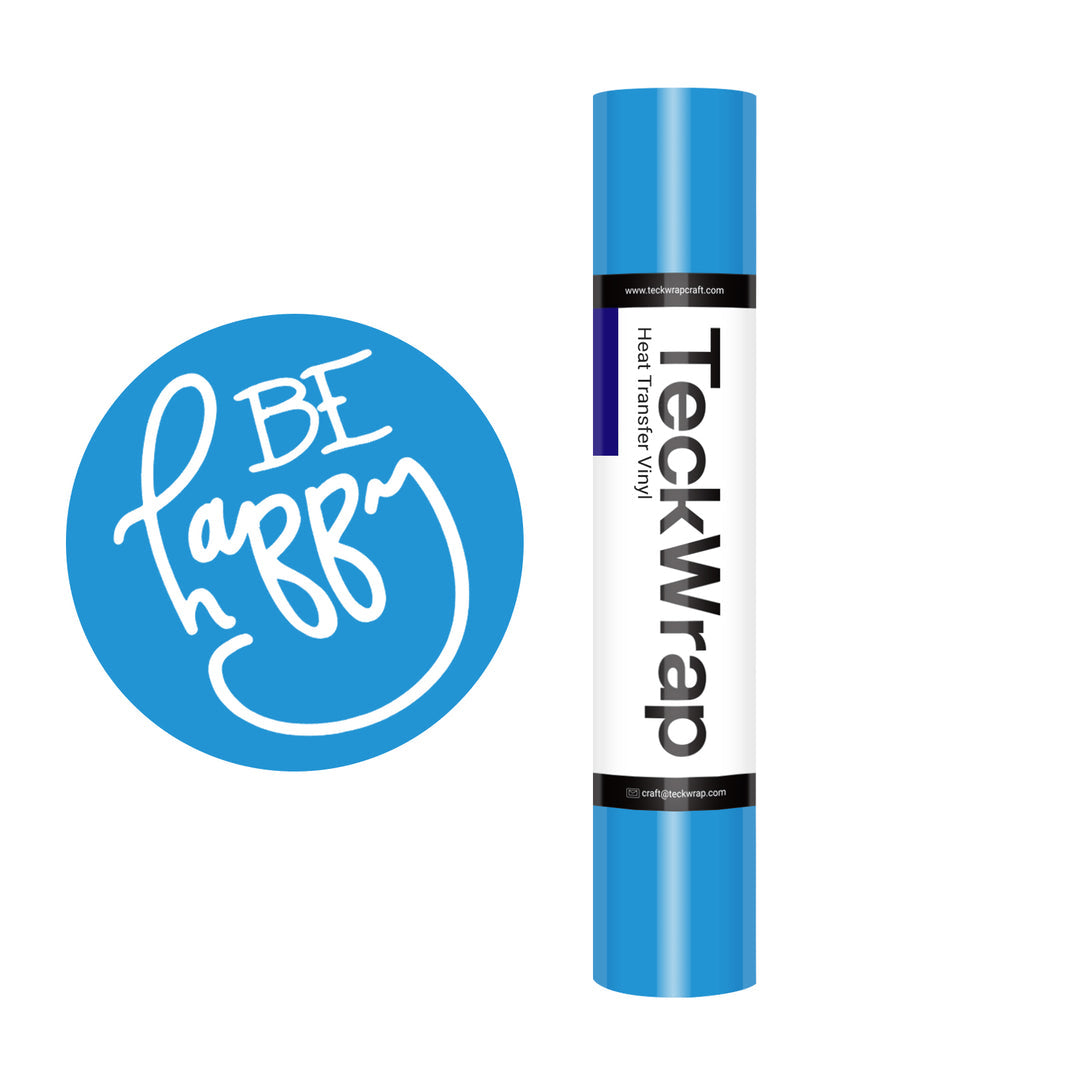 Teckwrap PU Heat Transfer Vinyl-Light Blue