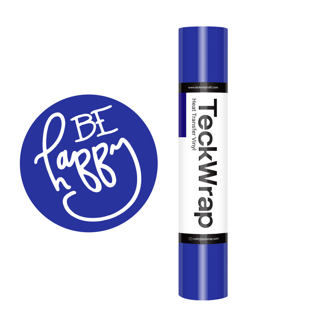 Teckwrap PU Heat Transfer Vinyl- Blue