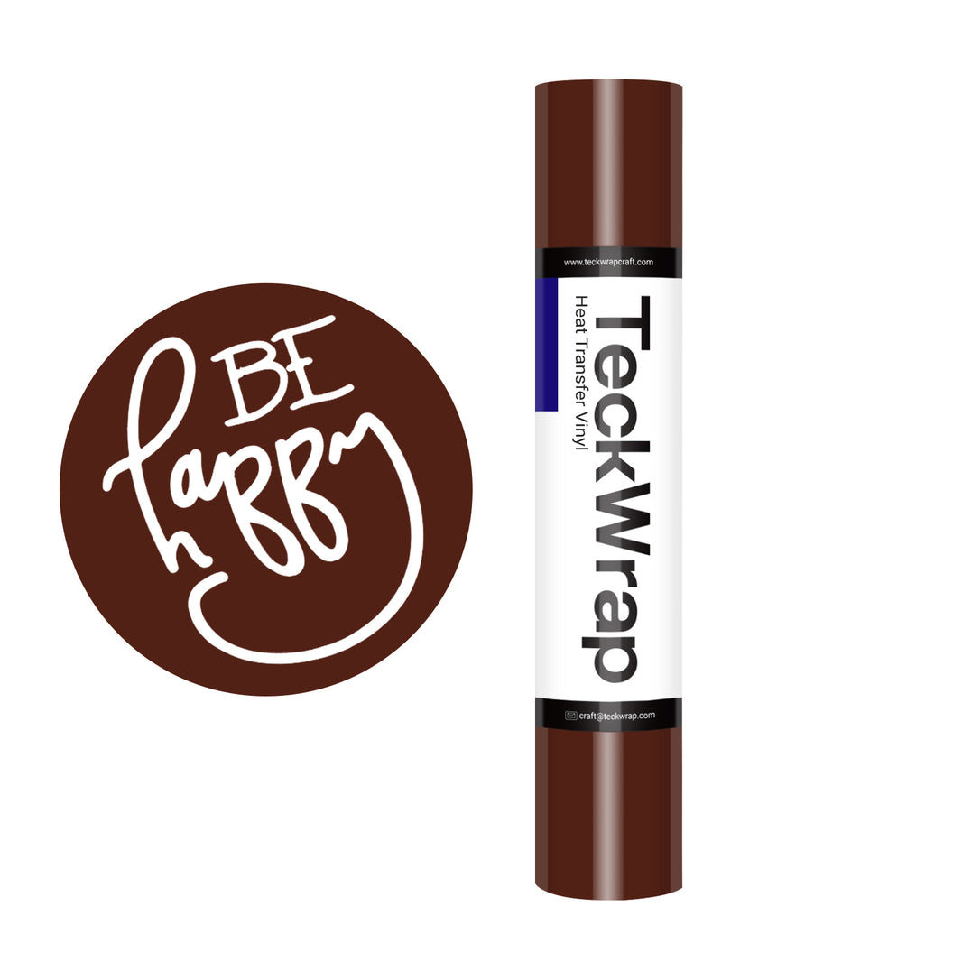 Teckwrap PU Heat Transfer Vinyl-Brown