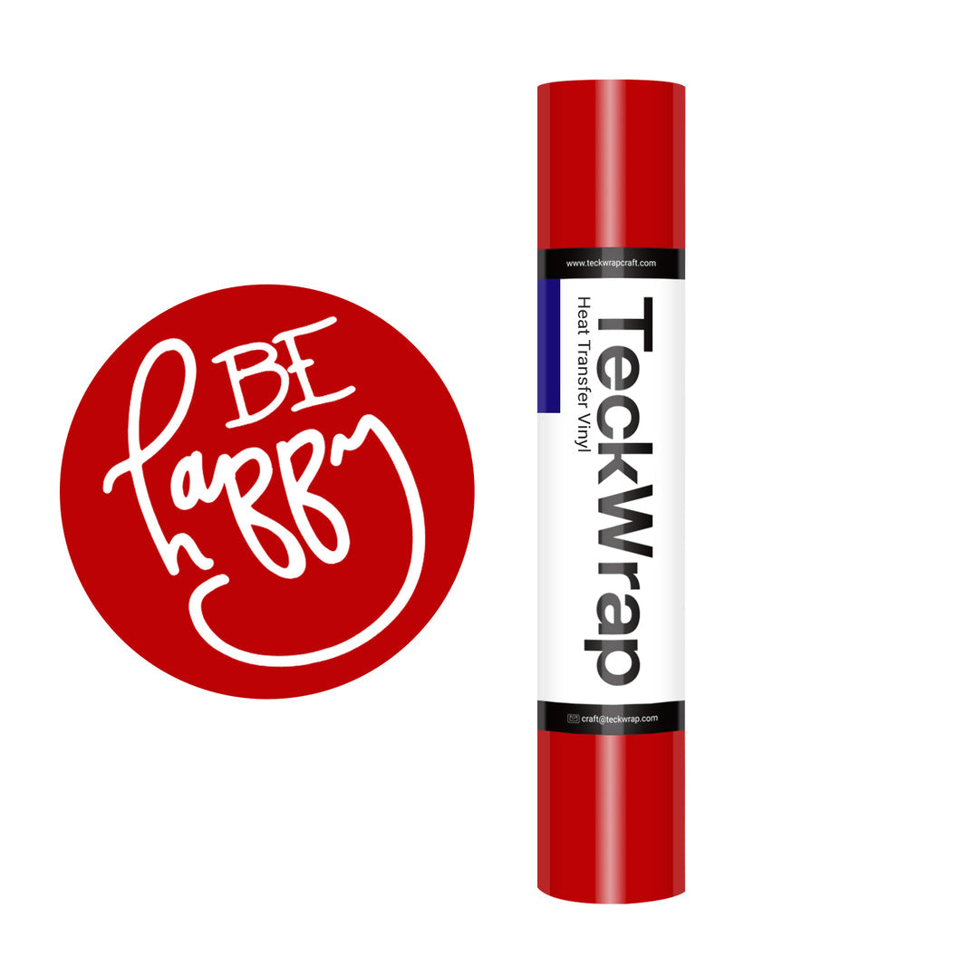 Teckwrap PU Heat Transfer Vinyl-Red