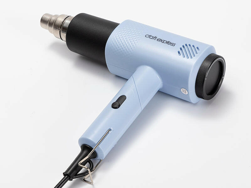 Craft Express Foldable Pacific Blue Heat Gun – Dual Temp Craft Tool
