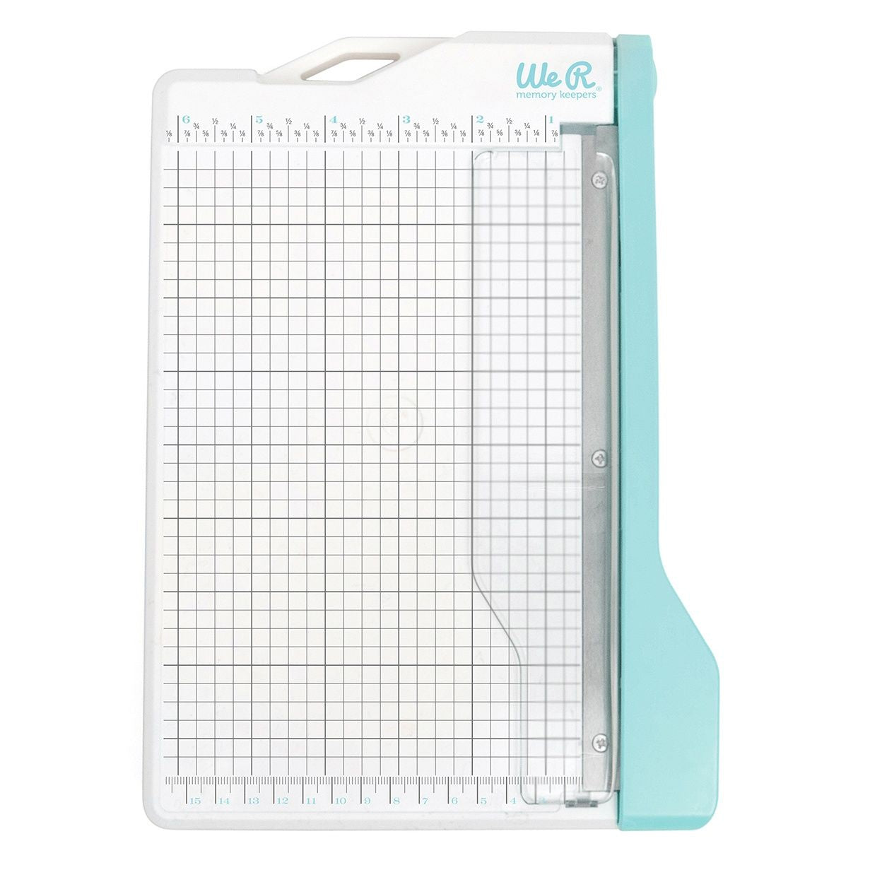 We R Memory Keepers Mini Guillotine Paper Trimmer – BLUE