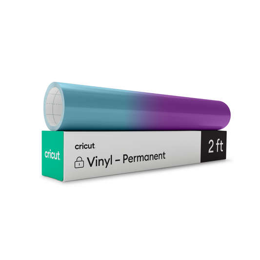 Cold-Activated, Color-Changing Vinyl – Permanent, Turquoise - Purple