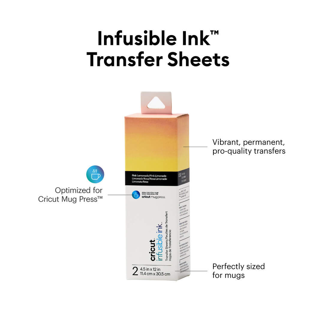 Infusible Ink™ Transfer Sheets-Pink Lemonade Pattern (2ct)