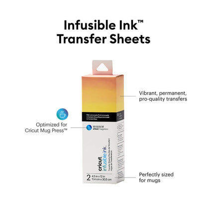 Infusible Ink™ Transfer Sheets-Pink Lemonade Pattern (2ct)