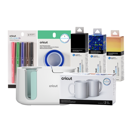 Cricut Mug Press™ + Essentials Materials Bundle 220V