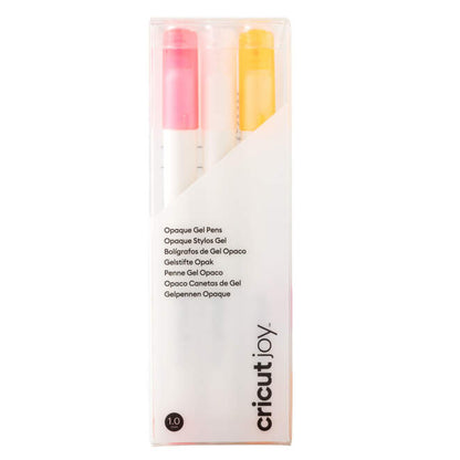 Cricut Joy™ Opaque Gel Pens 1.0 mm, Pink/White/Orange (3 ct)