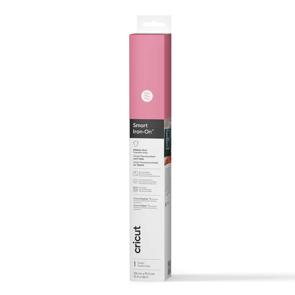 Cricut Smart Iron-On™ (3 ft)- Pink