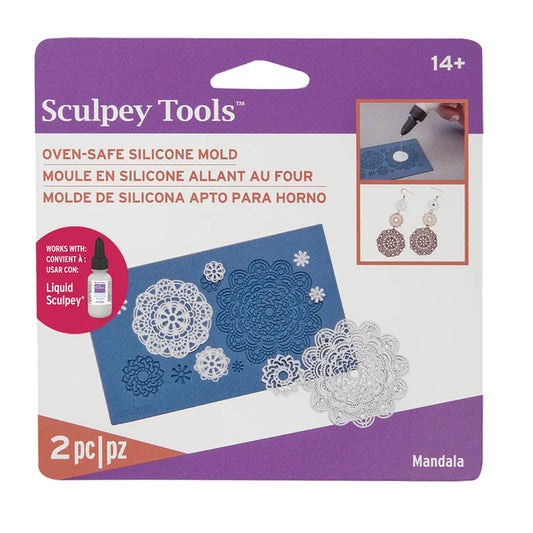 Sculpey Tools Mandala Oven-safe Silicone Mold