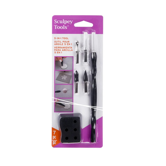 Sculpey Tools 5-in-1 Tool 7 Pcs