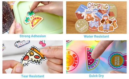 TECKWRAP Translucent PRINTABLE STICKER VINYL (15PCS)
