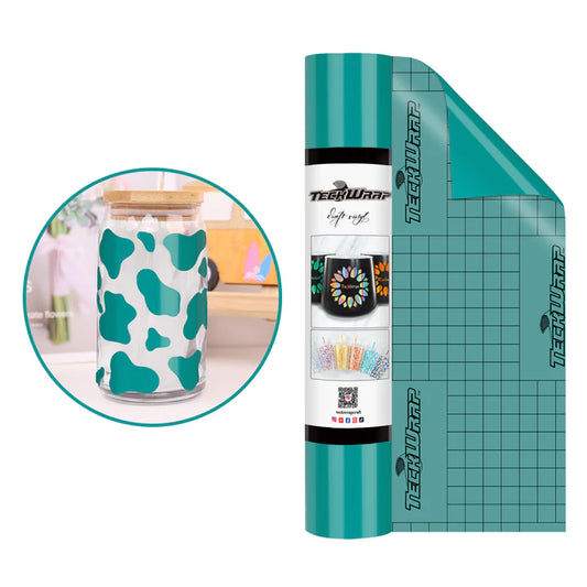 TWC New Glossy Adhesive Vinyl-TURQUOISE