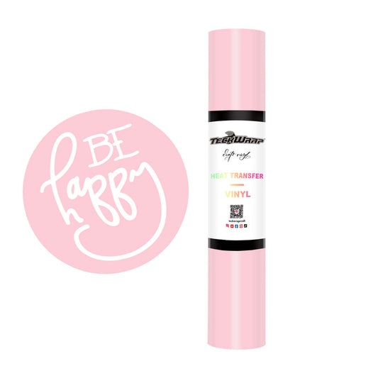 Teckwrap PU Heat Transfer Vinyl-Light Pink