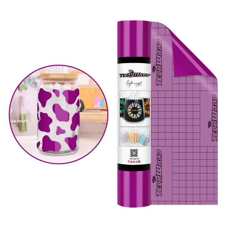 TWC New Glossy Adhesive Vinyl-Red Violet