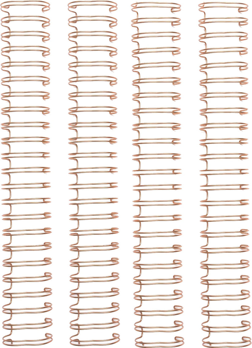 We R Memory Keepers Cinch Wires .625" 4/Pkg-ROSE GOLD