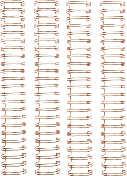 We R Memory Keepers Cinch Wires .625" 4/Pkg-ROSE GOLD