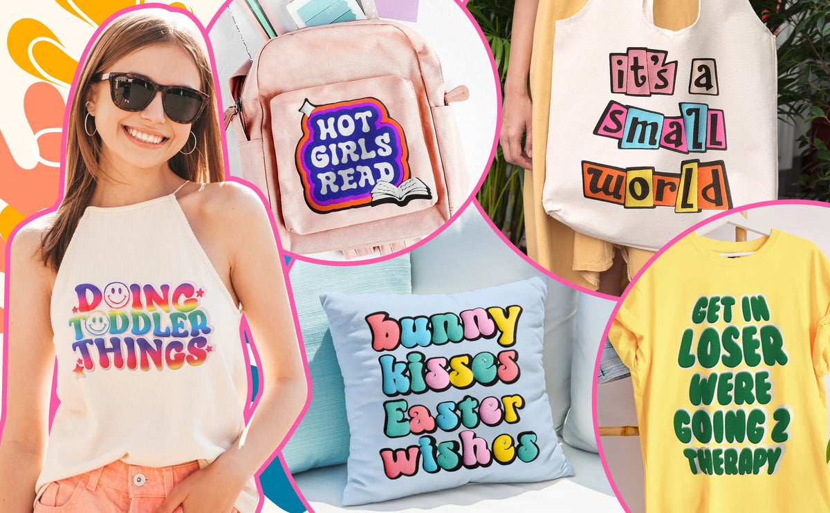 Teckwrap Puff Heat Transfer Vinyl-Baby Blue