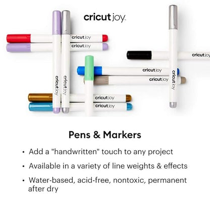 Cricut Joy Gel Point Pens 1.0 (3) Black, Gray, Blue