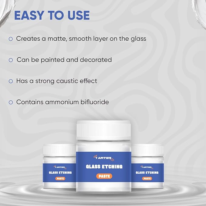 7 Artists Glass Etching Cream 50 ml (130 g)