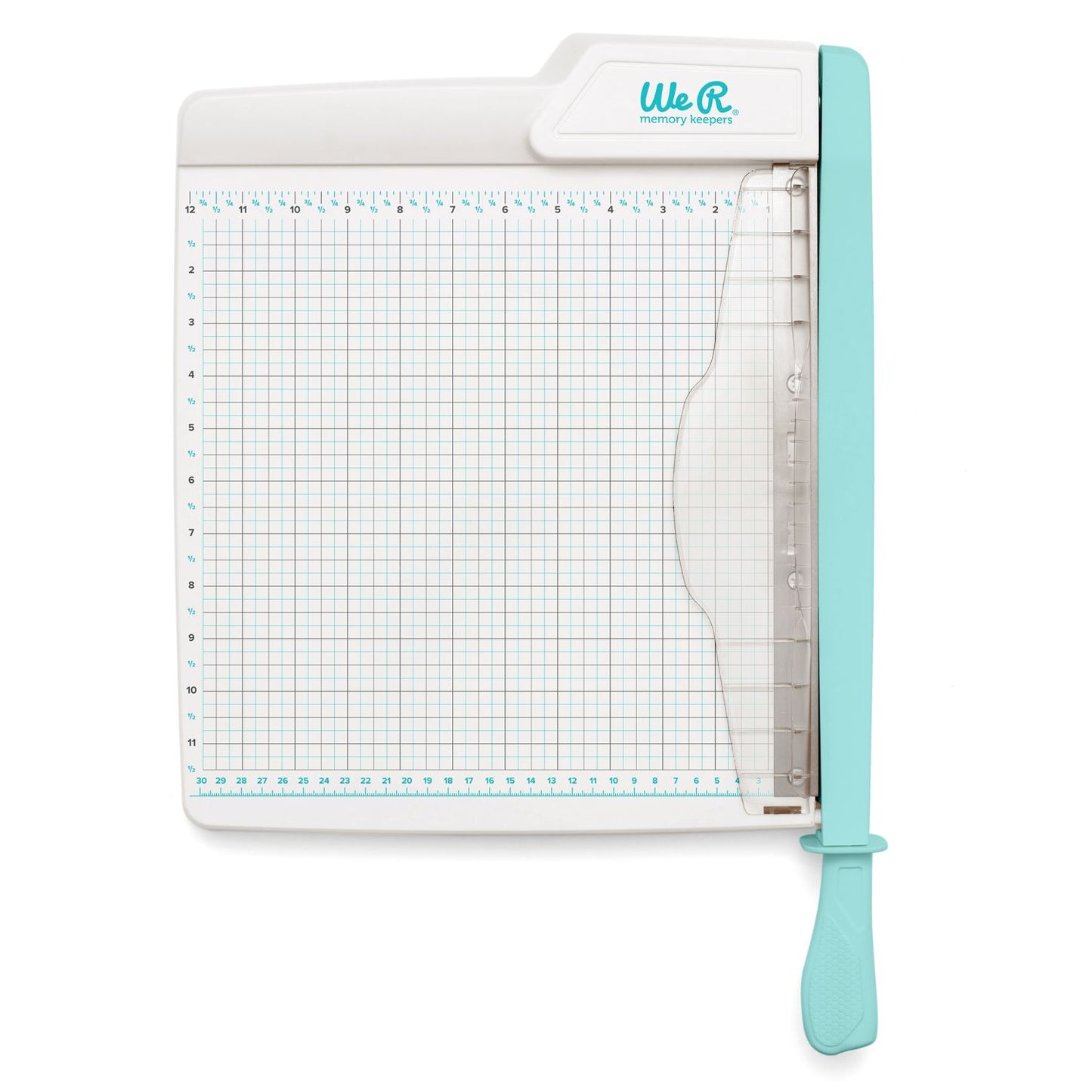 We R Memory Keepers Large Guillotine Cutter 12"- BLUE