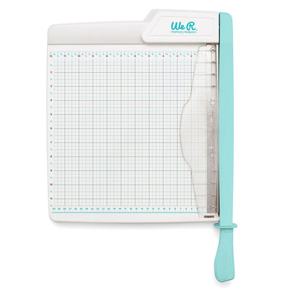 We R Memory Keepers Large Guillotine Cutter 12"- BLUE
