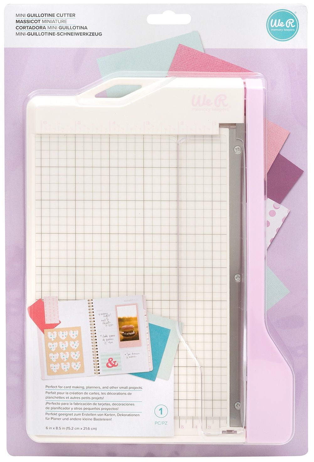 We R Memory Keepers Mini Guillotine Paper Trimmer – LILAC