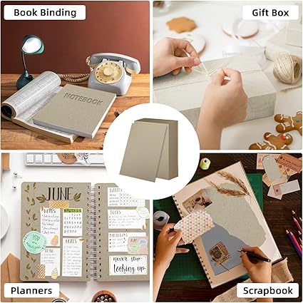 Chip Board ,Thick Grey Board for Bookbinding & Box Making (A5 Size)