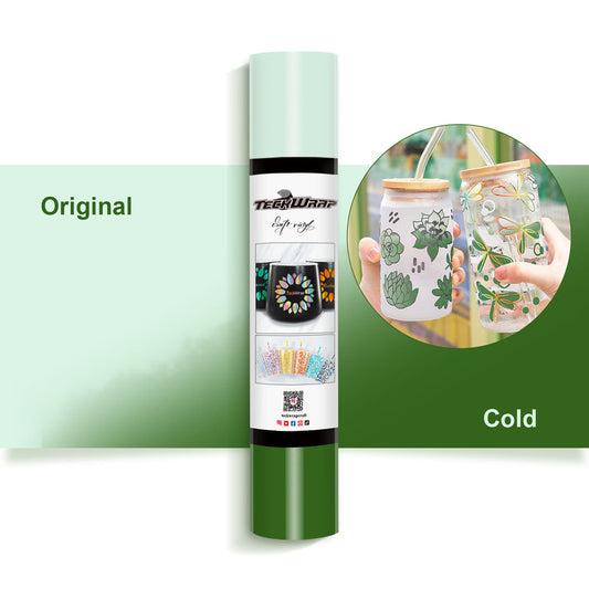 TWC Cold Color Changing Adhesive Vinyl-GREEN