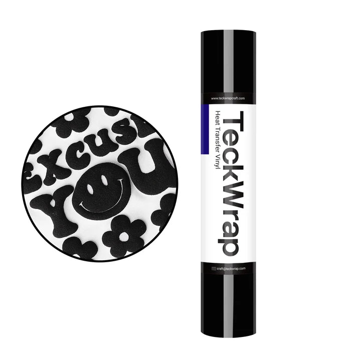 Teckwrap Puff Heat Transfer Vinyl-Black