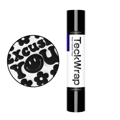 Teckwrap Puff Heat Transfer Vinyl-Black