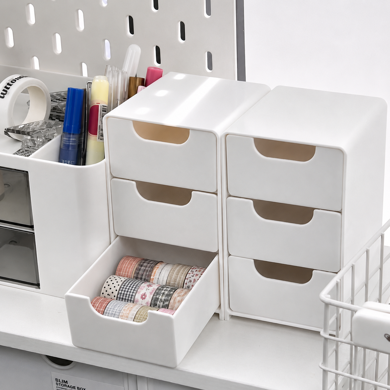 Mini Desktop Organizer Storage Box
