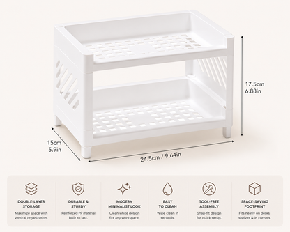 Double-Layer Desktop Storage Rack
