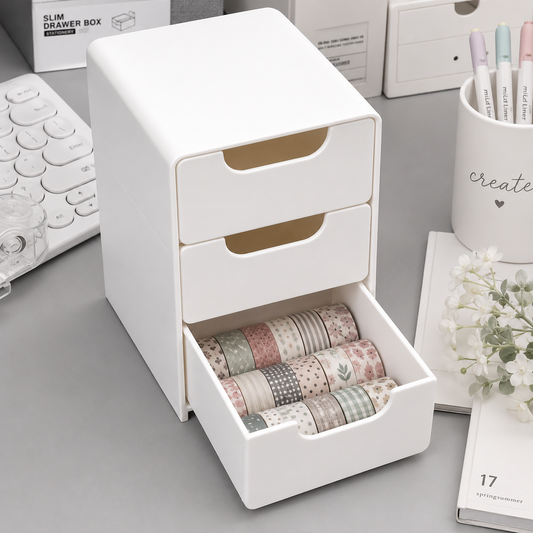 Mini Desktop Organizer Storage Box