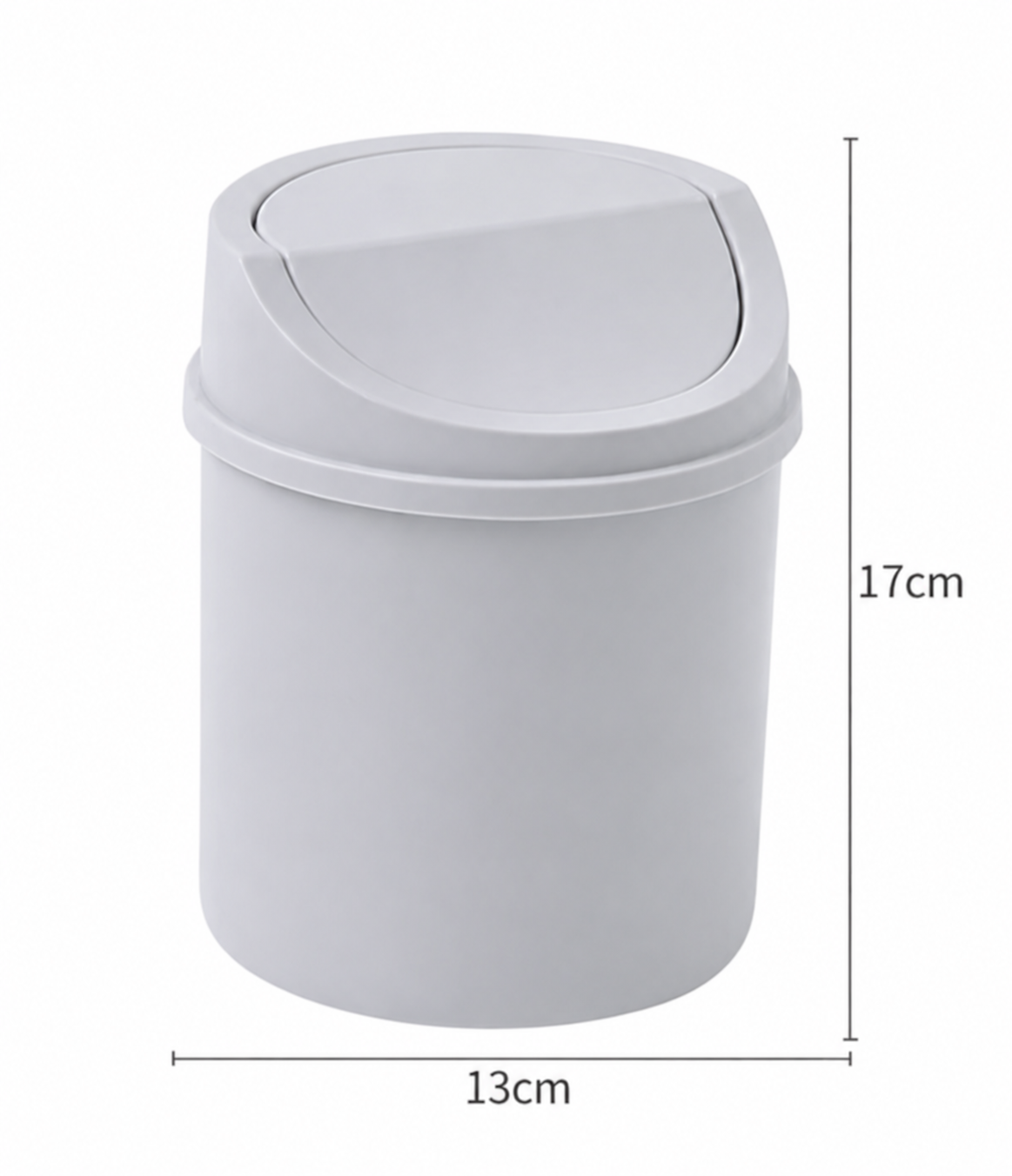Mini Craft Scrap Bin with Press-Top Lid – Desktop Waste Bin for Craft Rooms & Creative Workspaces