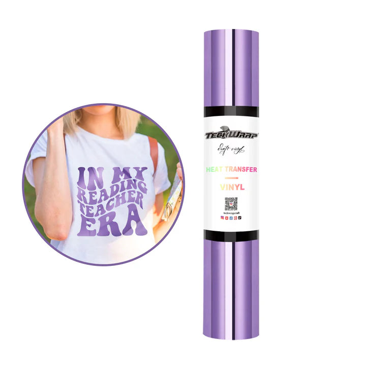 Metallic Chrome Heat Transfer Vinyl-LILAC