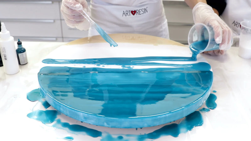 Resin Art Class: Ocean Waves